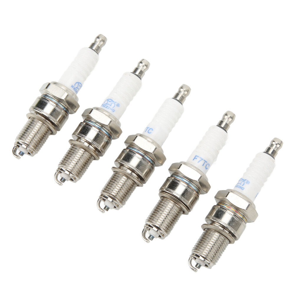 5Pcs F7tc Spark Plug For 196Cc 6.5Hp Generator & Power Equipment 6941332416203