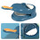 Machine à raviolis 2-en-1 presse 28,5x20x6,3 cm bleu 6
