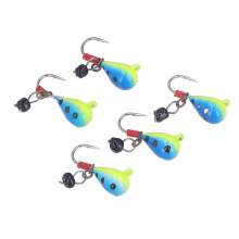 5 Stück Eisjigs aus Hochkohlenstoffstahl, 4 mm, Silber