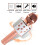 Roségold Bluetooth-Mikrofon 1800mAh 23x5x5cm 6