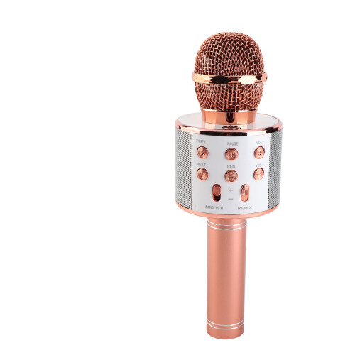 Roségold Bluetooth-Mikrofon 1800mAh 23x5x5cm 1