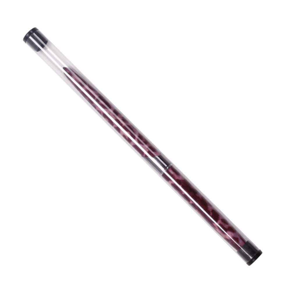 Acrylic Nail Brush Leopard Print Copper Pen 18x1.1cm for Salon