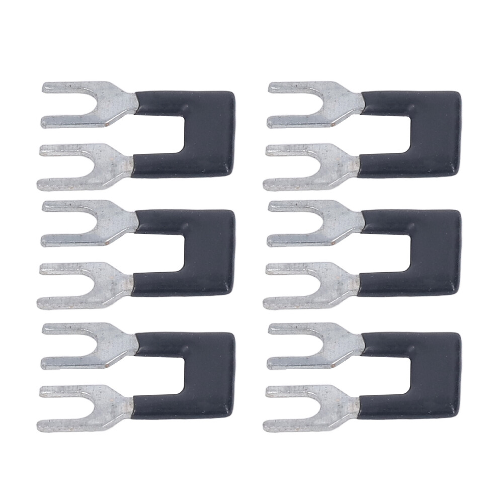 Tb Series Fork Type 20Pcs Terminal Strip 15A 400V - Black 7891332421631