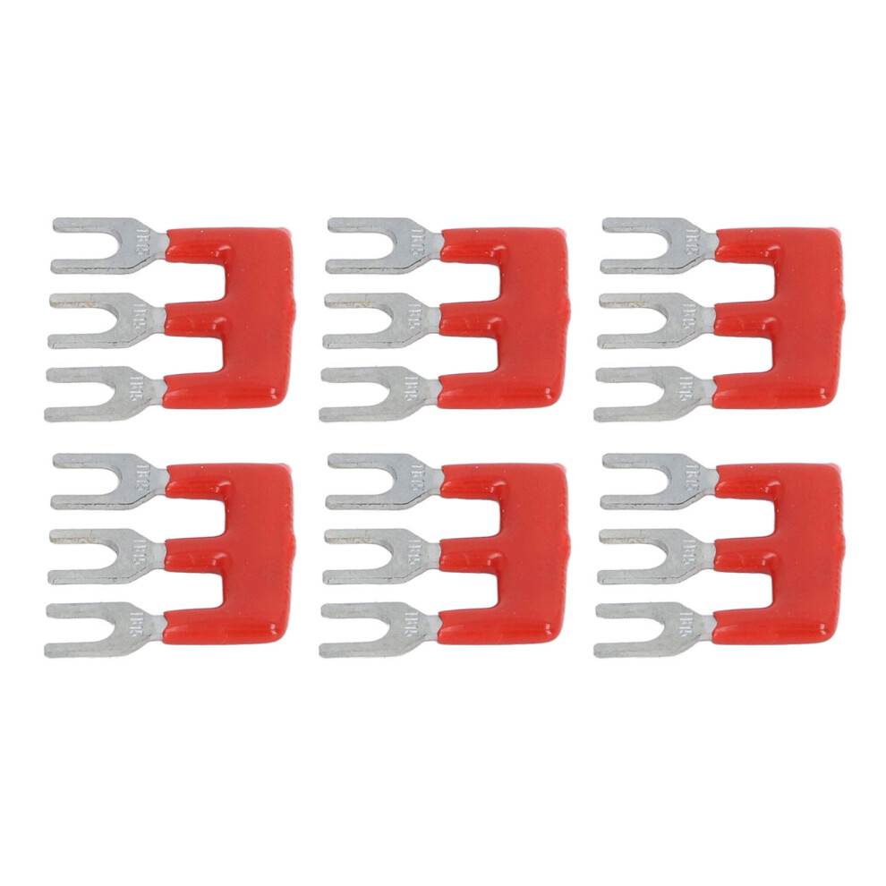 Red Fork Terminal Strips 400V 15A Tb 1503 Copper Conductor 20Pcs 3131332421779