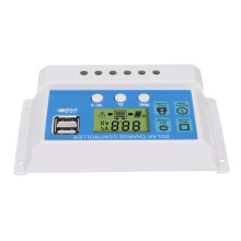 30A PWM Solarladeregler 12/24V Weiß