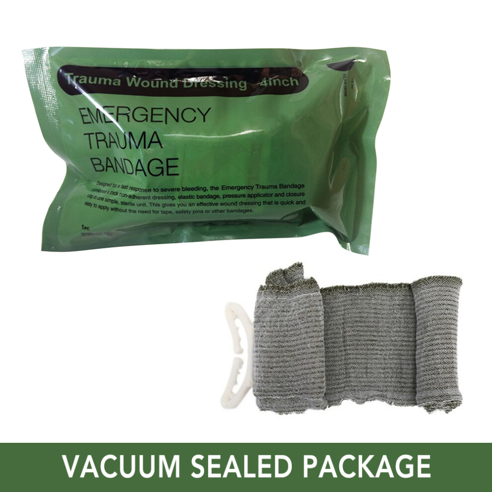 4''/6'' Elastic Emergency Trauma Bandage Tourniquet First Aid Dressing