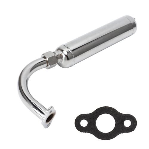 Durable Exhaust Muffler Pipe for 49-80cc 2-Stroke Motorized Bicycles 1