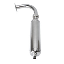 Durable Exhaust Muffler Pipe for 49-80cc 2-Stroke Motorized Bicycles