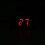 Universal 12V LCD Water Temp Gauge for Motorcycle with 18mm Sensor, Red Backlit 8