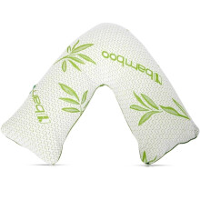 Orthopedic V-Shaped Bamboo Memory Foam Pillow Support