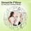Orthopedic V-Shaped Bamboo Memory Foam Pillow Support 5