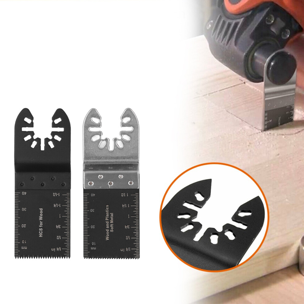 14Pcs Oscillating Saw Blade Set 34Mm High Carbon Steel Multitool Kit 4991332430398