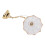 1:12 Deckenlampe Weiß 2,7 cm  10 cm 120 mAh 7