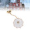 1:12 Deckenlampe Weiß 2,7 cm  10 cm 120 mAh 13
