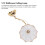 1:12 Deckenlampe Weiß 2,7 cm  10 cm 120 mAh 11