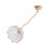 1:12 Deckenlampe Weiß 2,7 cm  10 cm 120 mAh 6