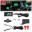 Universal 12V Motorcycle Water Temperature Gauge LCD 16mm Tee 1