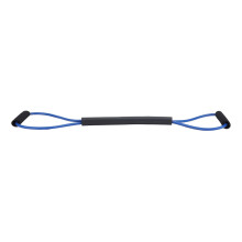 Blue Resistance Band with Handle 25lb for Fitness & Stretching Exercises
