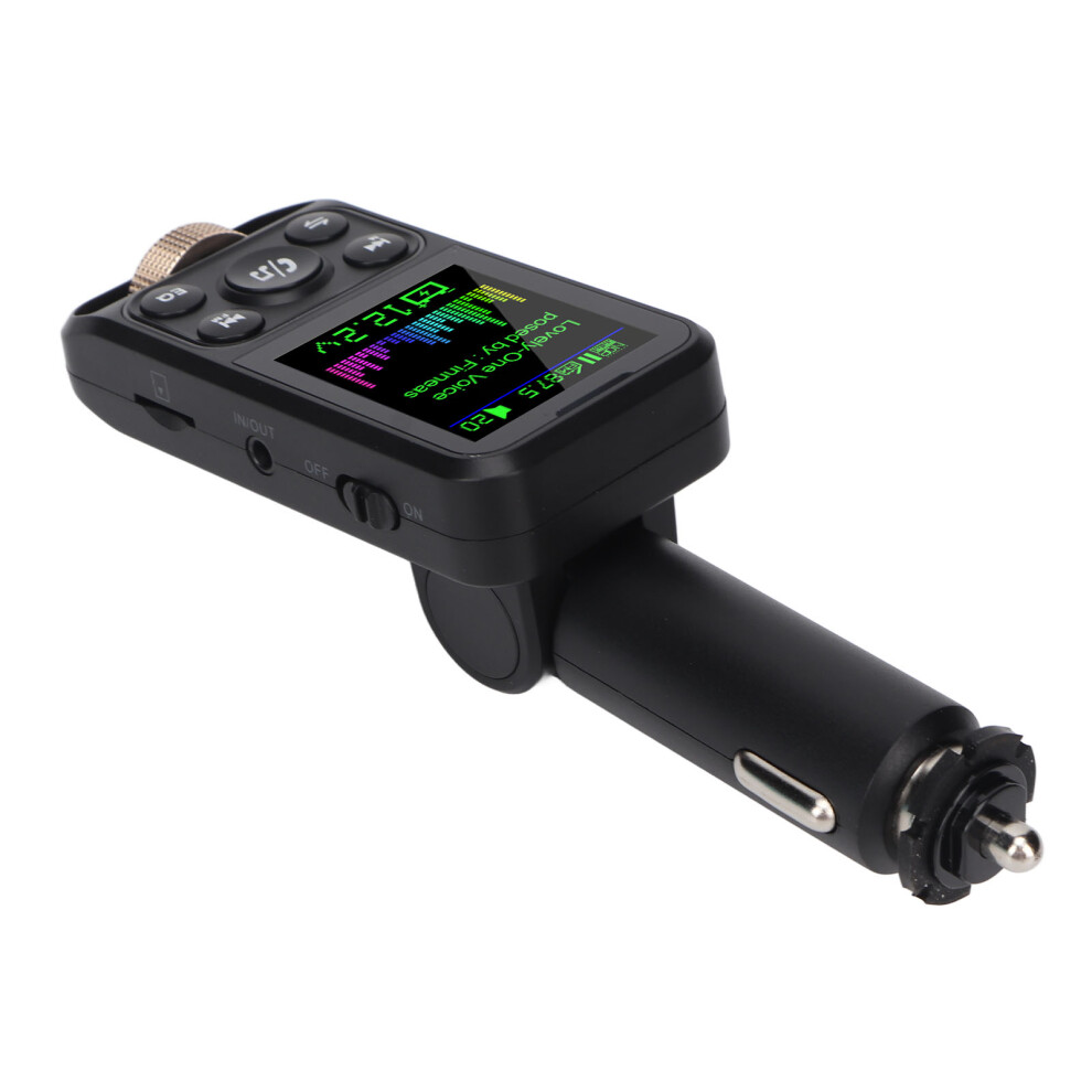 Bluetooth Fm Transmitter 12V-24V Qc3.0 Pd30w Hands-Free Car Charger 7891332432941