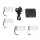 4PCS 903048 3.7V 2000mAh Lithium Battery with Charger for RC Drones 1