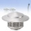 Cap en acier inoxydable, cône de cheminée extérieur 9,91oz 14