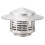 Cap en acier inoxydable, cône de cheminée extérieur 9,91oz 3