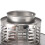 Cap en acier inoxydable, cône de cheminée extérieur 9,91oz 9