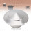Cap en acier inoxydable, cône de cheminée extérieur 9,91oz 4