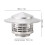 Cap en acier inoxydable, cône de cheminée extérieur 9,91oz 2