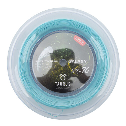POWERTI BX70 200m Reel 0.7mm High Elastic Nylon Badminton String - Sky Blue 1