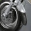 Motorrad-Frontschutzblech 200g 25x13cm Schwarz 9