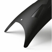 Motorrad-Frontschutzblech 200g 25x13cm Schwarz