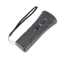 Double Head Ultrasonic Dog Bark Control Device, Black, 13.7x5.5x2.5cm
