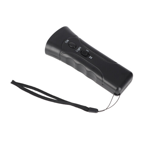Double Head Ultrasonic Dog Bark Control Device, Black, 13.7x5.5x2.5cm 2