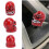 4er-Pack Schädel-Design Ventilkappen - 7 mm Universalpassform 15