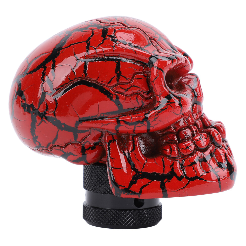Resin Skull Shift Knob, 15Mm Id, 8/10/12Mm Red 3281332441793