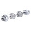 Tapones de válvula estilo calavera, 4 piezas, universal de 7 mm 10