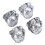Tapones de válvula estilo calavera, 4 piezas, universal de 7 mm 7