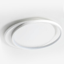 Flush Mount Ceiling Light with Remote, Stepless Dimming, Modern Circular 3600g