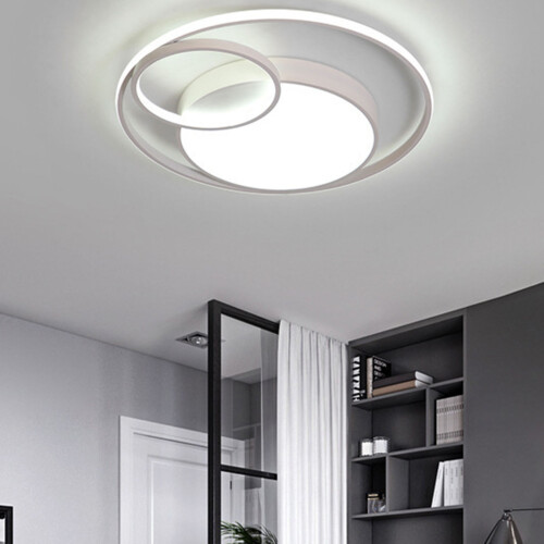 Stepless Dimmable Round LED Ceiling Light 18W, 12in, Remote Control 2