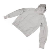 12V Kühlventilator Jacke Sonnenschutz 3 Geschwindigkeiten Ventilator UV-beständig Klimatisierte Kleidung für Außenarbeiten USB-Anschluss Gr