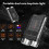 Mini Keychain Flashlight 900LM 12 Modes Waterproof IP65 Small 56mm 8