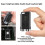 Mini Keychain Flashlight 900LM 12 Modes Waterproof IP65 Small 56mm 4