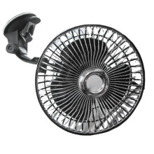 Ventola per auto da 6 pollici, 12 V, con ventosa, rotazione a 360