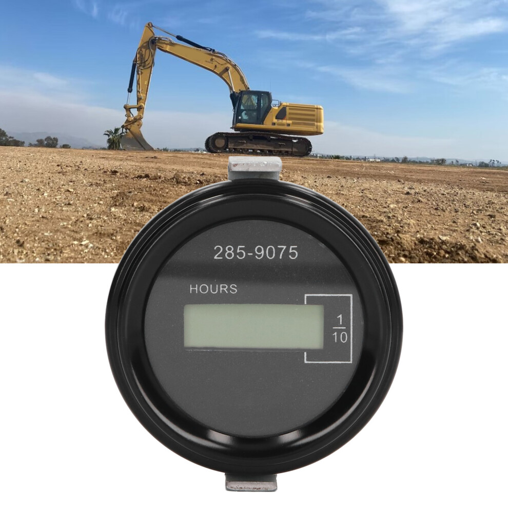 Remote Timer Lcd Hour Meter 285Â9075 For 12Vâ36V Excavator Engines 5091332445596