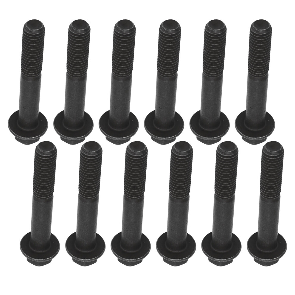12 Pcs Exhaust Manifold Bolts For Dodge Ram Cummins 5.9L/6.7L 9421332447256