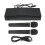 Wireless Microphone 2.4G Handheld Dual Mic 32.8ft Range for Karaoke 2