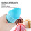 4pcs Reusable Ice Cream Cone Holders, Pink & Blue, 100x53mm 6