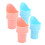 4pcs Reusable Ice Cream Cone Holders, Pink & Blue, 100x53mm 16