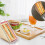 Contenitore triangolare trasparente per panini 17.5x13x7 9
